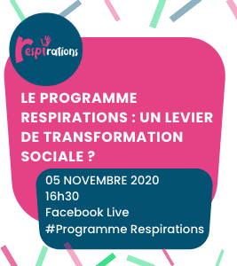 Assistez à l’émission spéciale : « Le Programme Respirations : un levier de transformation sociale ? »