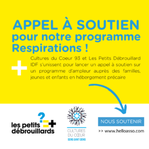 Appel à dons Programme Respirations en IdF